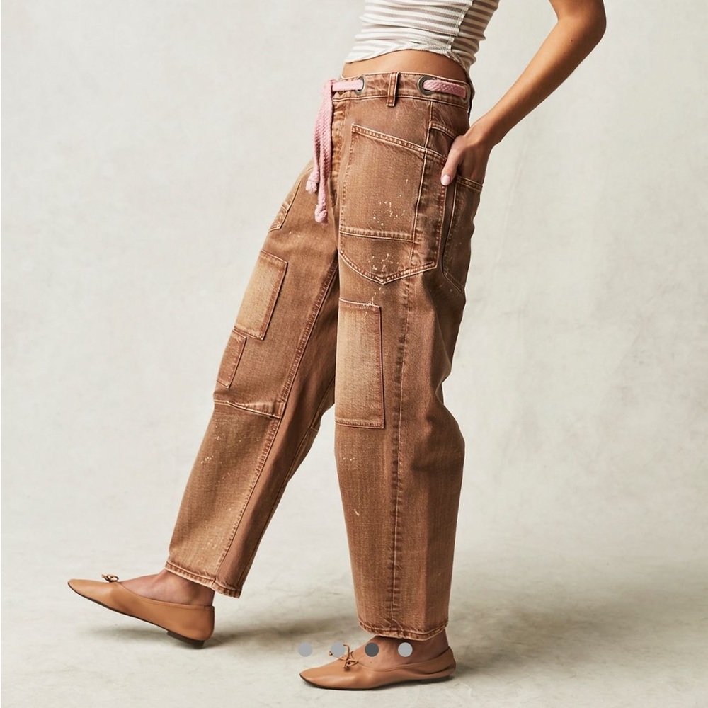 We The Free Moxie Pull-On Barrel Jeans